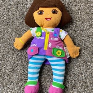 Dora the explorer plush learning doll 21”